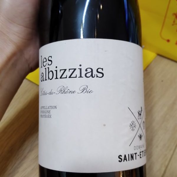 Rượu vang đỏ Les Albizzias Cotes du Rhone Bio Red (750ml)
