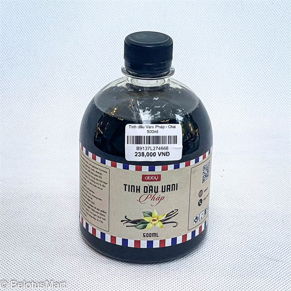 Tinh dầu Vani Pháp – Chai 500ml